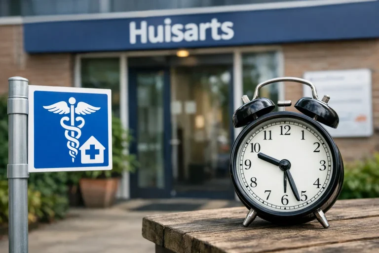 Huisartspraktijk in Tiel met klok buiten