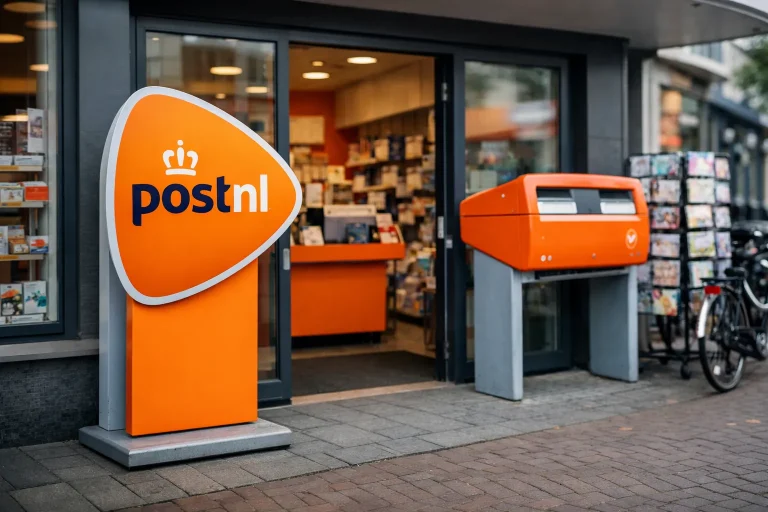 PostNL servicepunt met brievenbus in Tiel